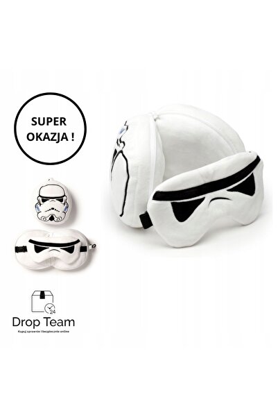 NO BRAND Relaxeazzz Pernă de călătorie pliabilă cu mască de ochi Stromtrooper...