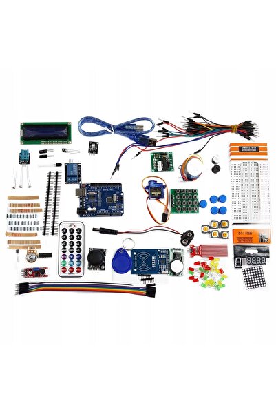 NO BRAND Kit de învățare XXL pentru programare compatibil cu Arduino UNO în c...