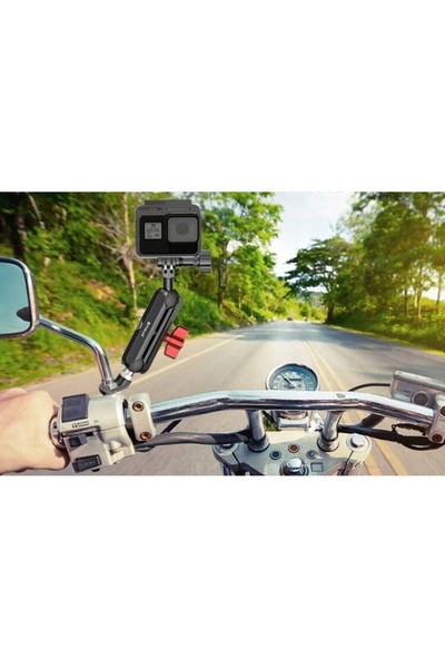 PULUZ Suport de prindere pentru motocicletă pentru camere de acțiune (PU3210)