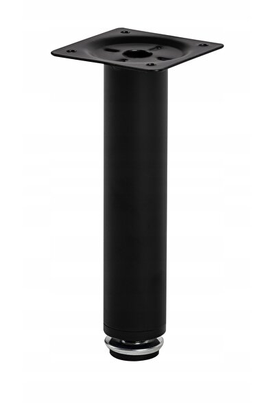 NO BRAND 8 x PICIOR DE MOBILIER METALIC REGLABIL NEGRU H 150 mm + ȘURUBURI