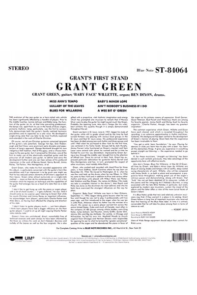 NO BRAND ++ GRANT GREEN Prima apariție a lui Grant (DEBUT) LP