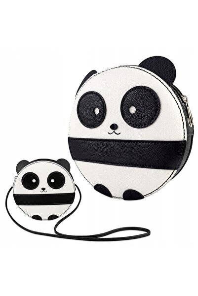 NO BRAND Set de cusut pentru copii, geantă de umăr Panda, SET CREATIV 16 piese