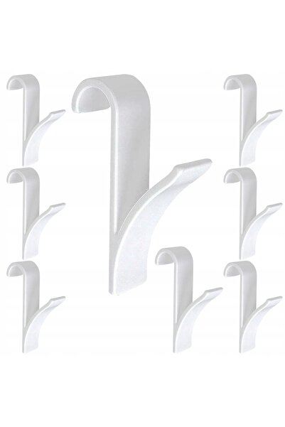 NO BRAND Cârlig de baie pentru radiator, fără urme, set de 8 bucăți