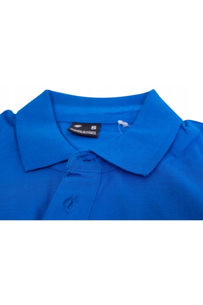 4F Tricou polo din bumbac pentru bărbați PTSM366 bleumarin 031S S