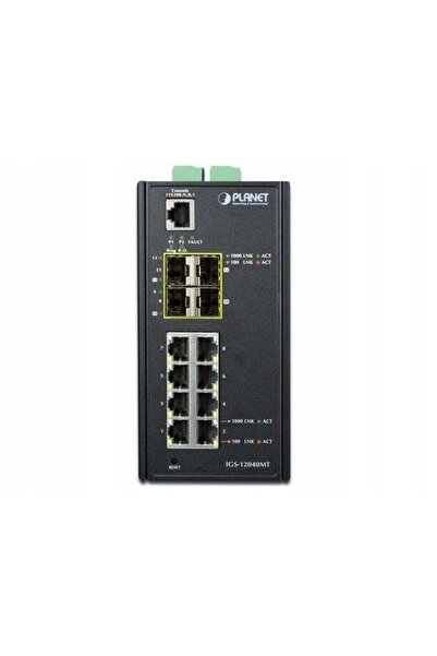 Planet Switch gestionat IGS-12040MT L2+ Gigabit Ethernet (10/100/1000) Ni