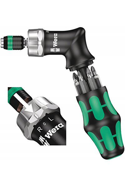 wera 814 RA 05051030001 Șurubelniță pistol cu clichet + biți