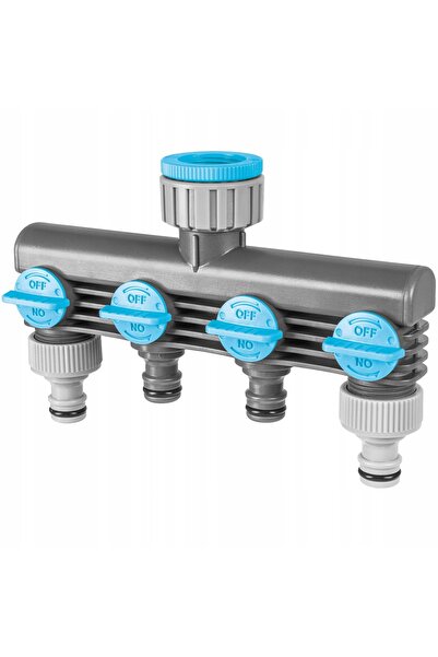 Cellfast Conector robinet pentru furtun de grădină cu distribuitor în 4 căi 3...