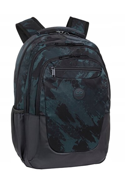 NO BRAND Rucsac școlar cu multiple compartimente, termoizolant, negru, verde ...