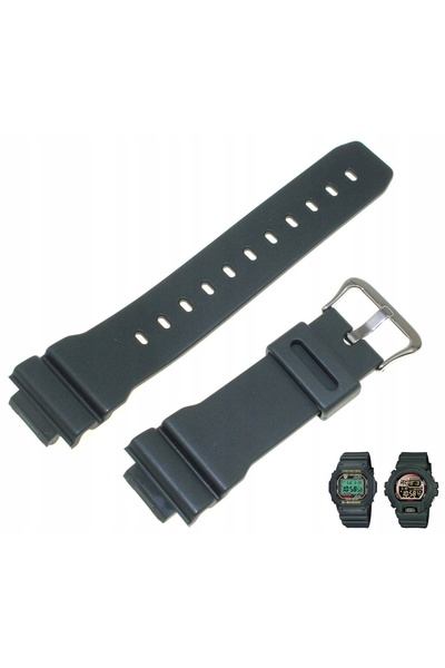 Casio Curea originală din plastic verde pentru ceasul G-SHOCK GB-6900B