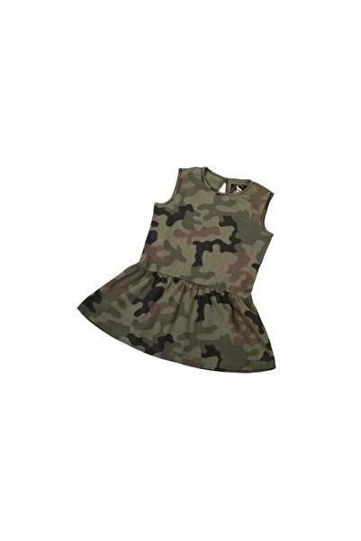 NO BRAND ROCHIE PENTRU COPII WADERA DIN BUMBAC, MODEL CAMUFLAJ -122/128