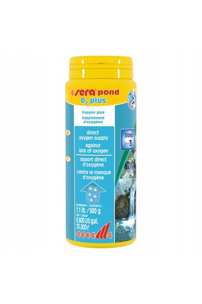 SERA Pond O2 plus 500G Oferă alimentare cu oxigen