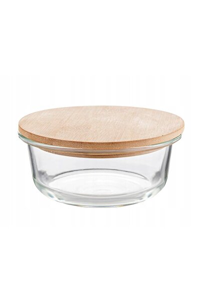 NO BRAND Recipient cu capac rotund din sticlă FLORINA 1,3l K3