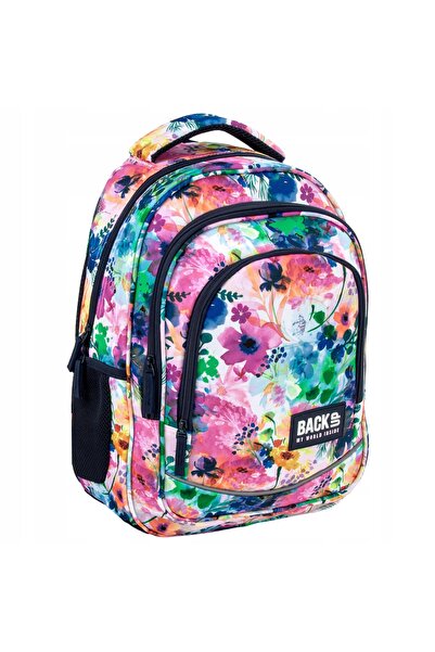 NO BRAND Rucsac școlar multicompartimentat multicolor 26 L