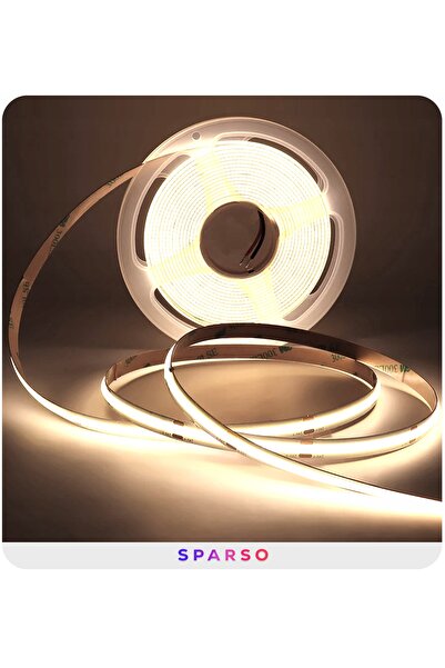 NO BRAND KIT LED COB NEON STRIP 5m 12V 4000K NEUTRAL 480 LED-uri/m sursă de a...