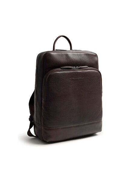 The Chesterfield Brand Rucsac Marvello din piele naturală, compartiment pentr...