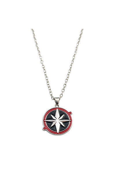 Choice8 N1013-2 KPOP Merch Compass CZ Necklaces Hiphop Waterproof Compass Nec...