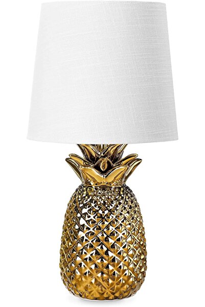 Navaris Table Lamp Pineapple - Επιτραπέζιο Φωτιστικό Ανανάς - 35cm - Gold / W...