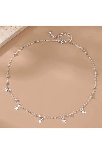 Choice silver star necklace 1pc Minimalist Star Necklace – Dainty Star Pendan...