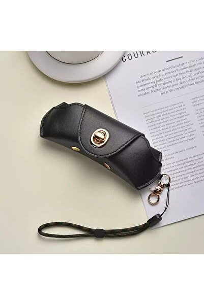 Choice black 2026 New Leather Soft Sunglasses Case Hanging Neck Portable Sung...
