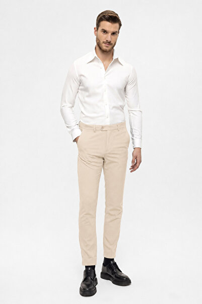 Antioch Men's accessory detailed slim fit trousers