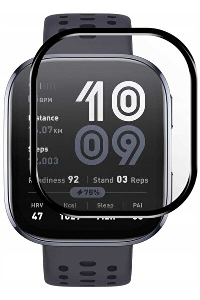 spacecase Hybrid Glass Amazfit Bip 6 Smartwatch Αντιχαρακτικό Προστατευτικό Υ...