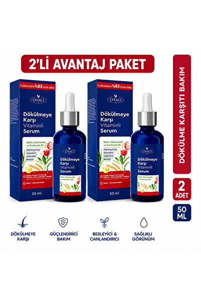 Otacı Dökülmeye Karşı Klinik Serum 50 Ml x 2 adet