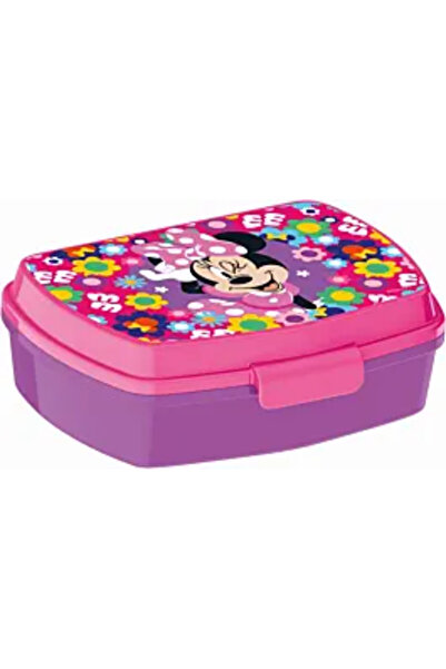 MINNIE cutie pentru sandwich, formă dreptunghiulară, PVC, multicoloră