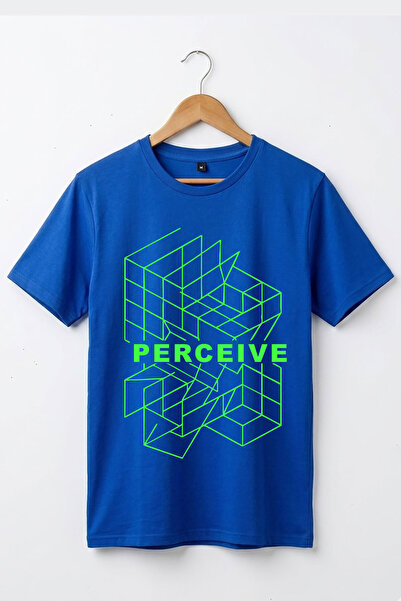 The Baski Perceive Written Geometric Neon Patterned Graphic Printed Y2K Stree...