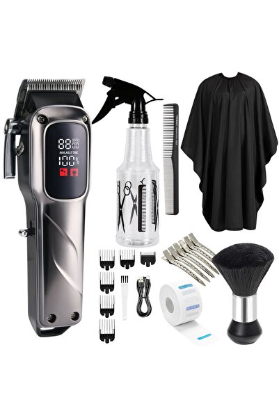 Ardette Kit Profesional Frizerie Complet – Mașină de Tuns, Pelerină și Acceso...