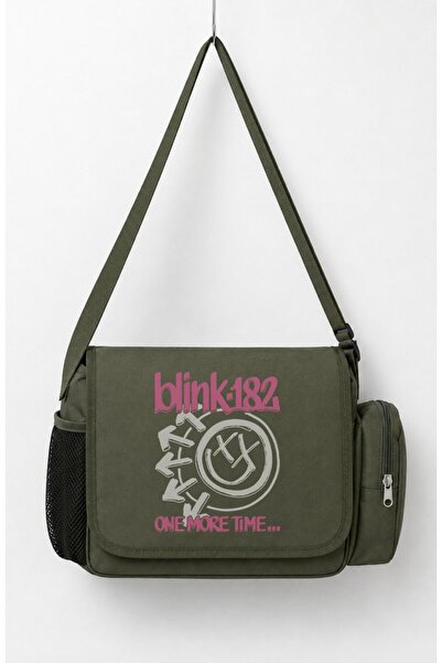 Fuddy Moda Unisex Rock Band Blink-182 One More Time Printed Messenger Bag