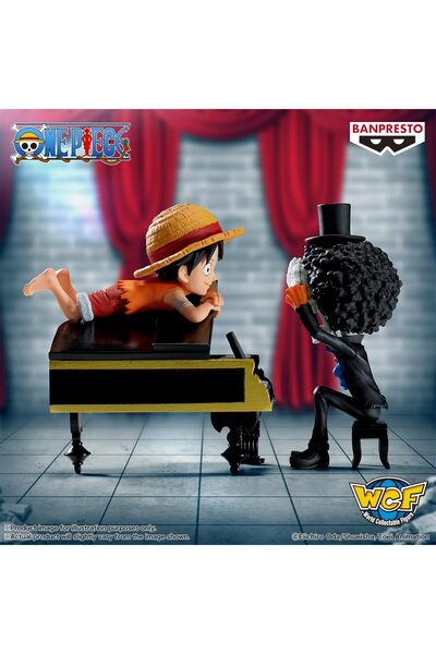 BANDAI One Piece Monkey D. Luffy & Brook Log Stories WCF – Spirits Official P...