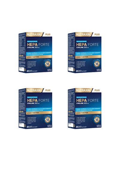 Nutraxin Hepa Forte 60 Tablet (Choline 200 Mg) 4 Lü Paket