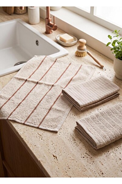 The Mia Drying Cloth 3-Pack Cream 30 X 50 cm