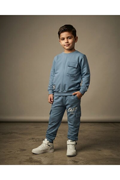 VOY KİDS Boys' Seasonal Compact Cotton 2 Thread 2-3-4-5-6-7-8-9-10 Years Old ...