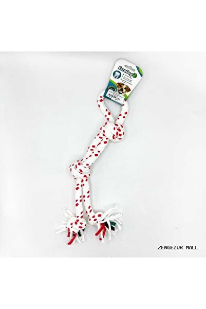 Eurodog Zengezur Dental Floss Four Knots Red (175333) White 40cm