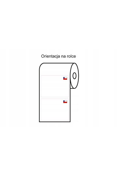 NO BRAND ETICHETE THERMAL TRANSFER 90x70 1000 BUCĂȚI STEAGUL CHILELUI LISTĂ D...