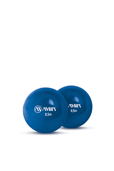 Amila Μπάλα Ενδυνάμωσης Palm Ball 0,5 Kg - Μπλε