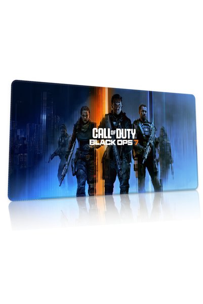 Duvarda Call of Duty Gaming Oyuncu 90x40 cm Mousepad Kaymaz Taban XL