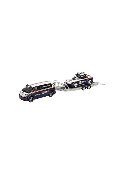 mini gt Porsche 911 Dakar # 718 + Volkswagen ID. Buzz 2025 Set de mașini mode...
