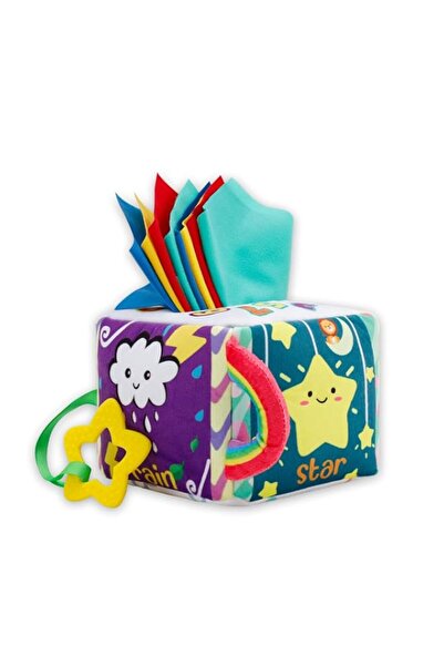 Generic Brand Tissue Box Toy for Baby, Vamotto Montessori Sensory Pull Toy wi...