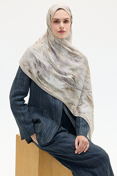 cs camellia scarf Σάλι Terra Kraş - Άμμος