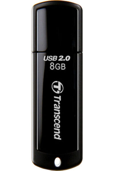 Transcend JetFlash 350 8GB USB 2.0 Στικάκι Μαύρο