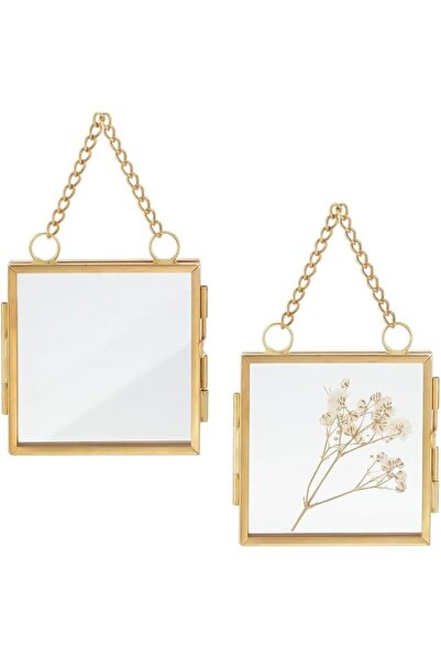 Generic Brand OLYCRAFT 2pcs Mini Hanging Glass Frame Wall Hanging Photo Frame...