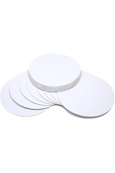 Generic Red Dot Gift 12-Pack Cake Boards, White Cake Boards 10 inch Round, Ca...