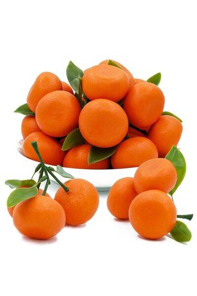 Generic 15Pcs Artificial Orange Fake Orange Simulation Mini Orange Plastic Fr...
