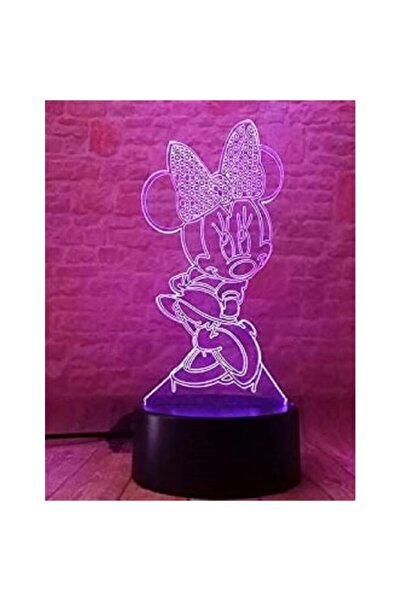 Generic Brand Light-Up Toys - Mickey Mouse Anime Figure 3D LED Desk Nightligh...
