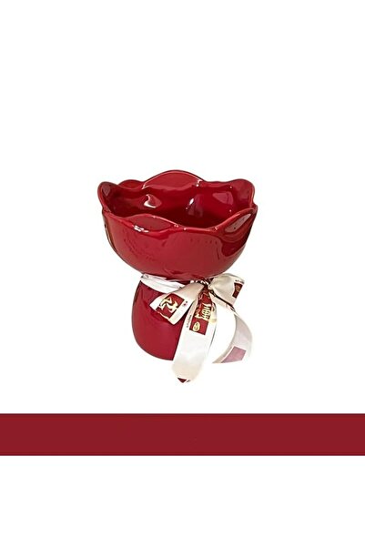 Generic YelaJoy Red Decorative Vase, Flower Vase with Non Slip Base, Tabletop...