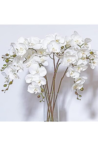 Generic Brand DUYONE 35 Inch Artificial Butterfly Orchid Flowers 4 Pcs Real T...