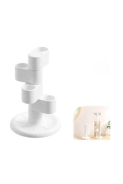 Generic Tazweeq Rotating Toothbrush Holder, 4-Slot Toothbrush Storage Organiz...