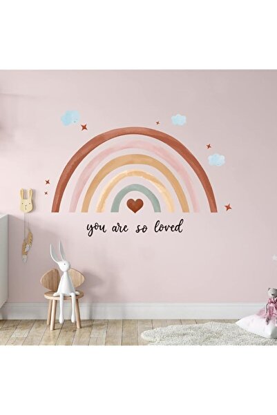 Generic Brand ARS® Rainbows Wall Decal, Boho Rainbow Stickers Large Rainbow W...